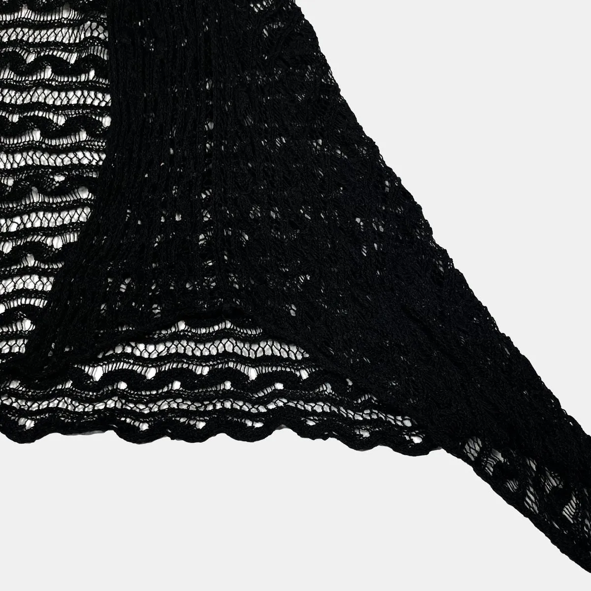 Black Knitted Cardigan