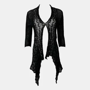 Black Knitted Cardigan