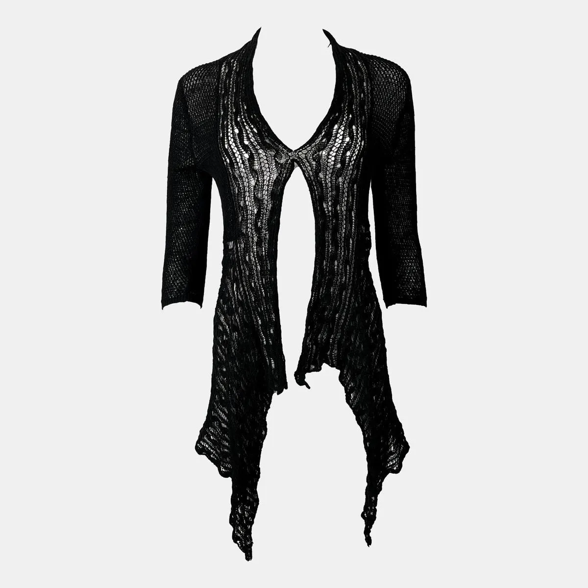 Black Knitted Cardigan