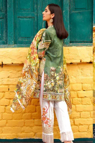 RajBari Premium Embroidered Lawn Eid Edition 2017 – 4A