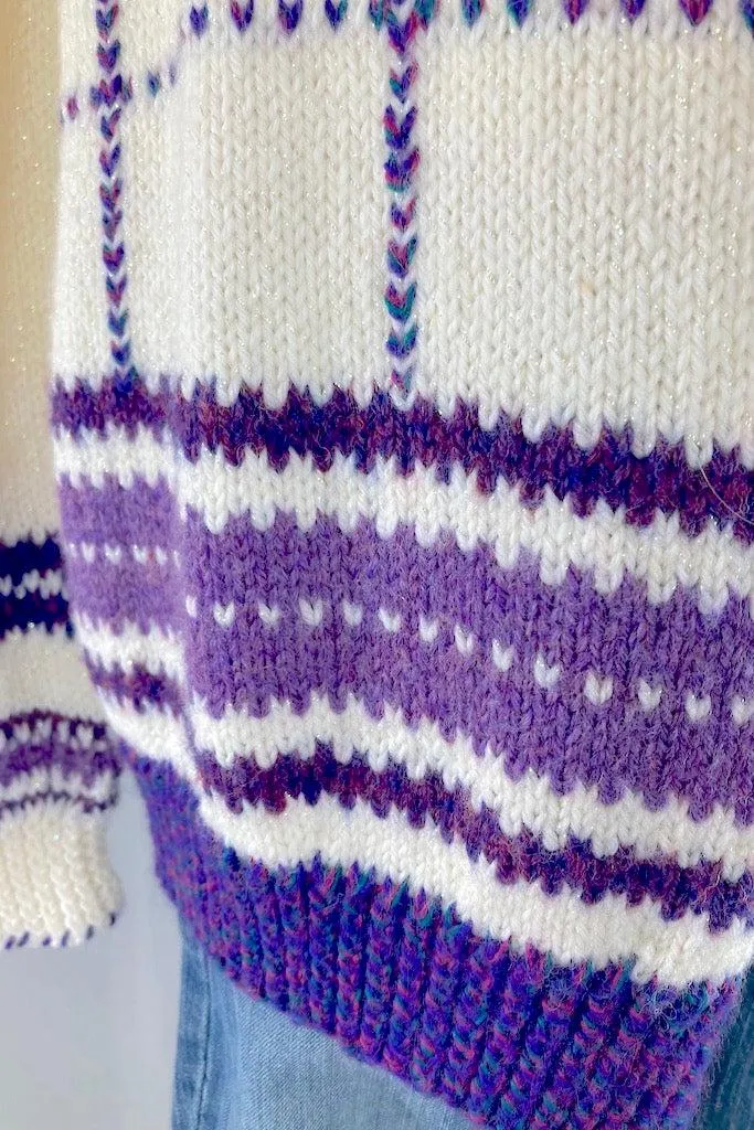 Vintage Hand Knitted Spring Cardigan