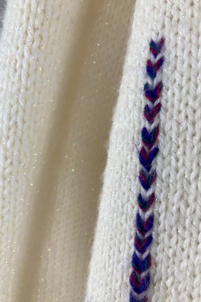 Vintage Hand Knitted Spring Cardigan