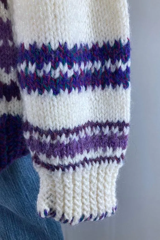 Vintage Hand Knitted Spring Cardigan